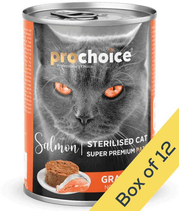 Prochoice Prochoice - Sterilized Cat Premium Pate With Salmon 400g