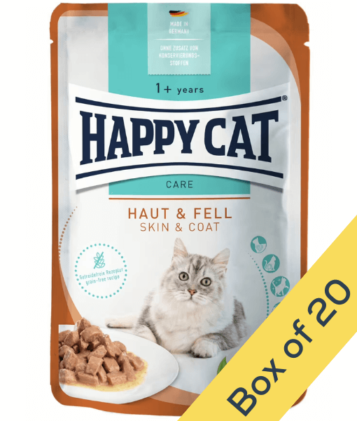 Happy Cat Happy Cat - Meat in Sauce - Care Skin & Coat 85g