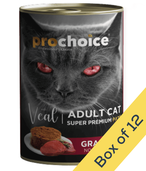 Prochoice - Adult Cat Premium Pate With Veal 400g