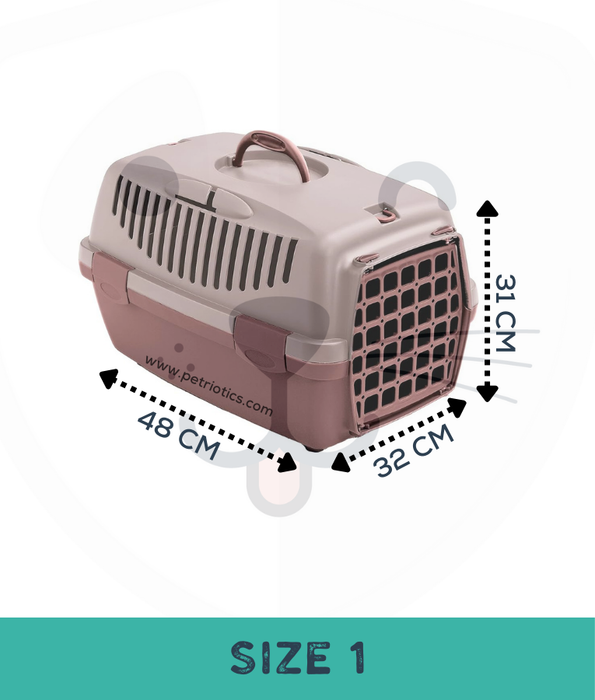 Stefanplast Gulliver with plastic door Rosy Brown