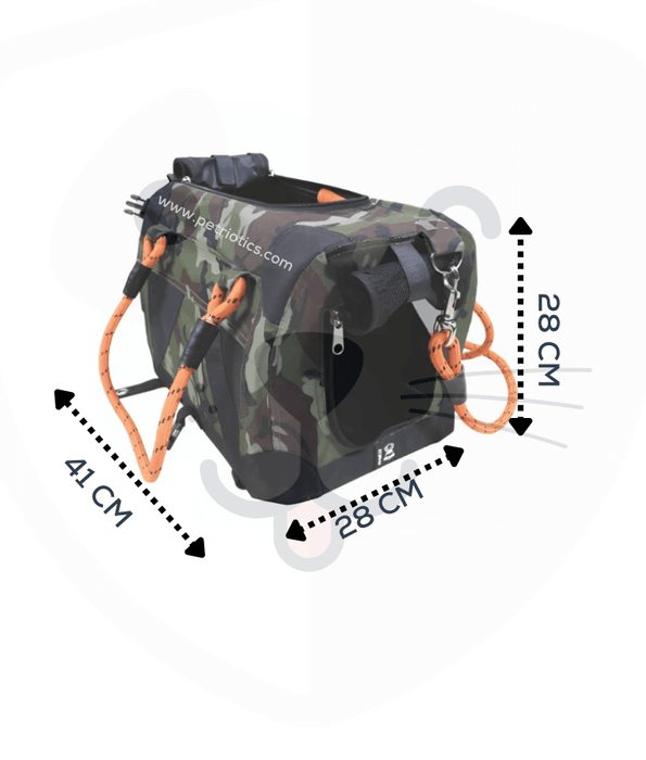 M-Pets - Remix Travel Carrier 2 In 1 With Leash/shoulder Belt - L41 x W28 x H28 cm