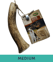 Bubimex - Natural Deer, Original Antler for Dogs – Split Chew, S - M - L - XL For All Breeds