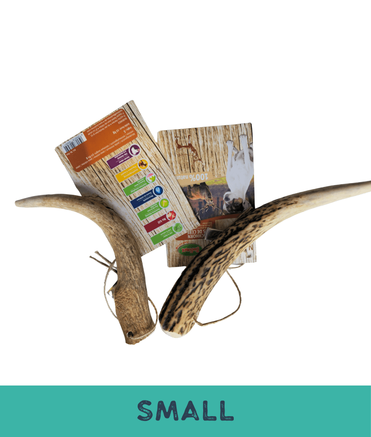Bubimex - Natural Deer, Original Antler for Dogs – Split Chew, S - M - L - XL For All Breeds