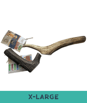 Bubimex - Natural Deer, Original Antler for Dogs – Split Chew, S - M - L - XL For All Breeds