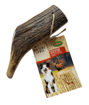 Bubimex - Natural Deer, Original Antler for Dogs – Split Chew, S - M - L - XL For All Breeds