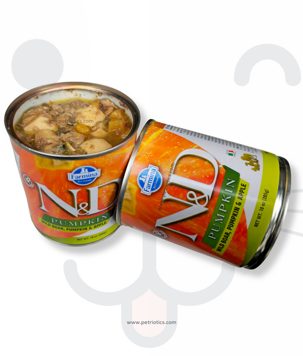 Farmina - N&D Pumpkin, Wild Boar, and Apple Adult Wet Dog Food In Gravy 285g - For a Healthy Digestion