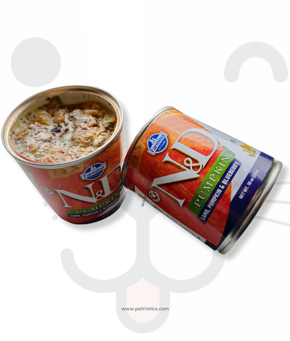 Farmina - N&D Pumpkin, Lamb, and Blueberry Adult Dog Wet Food In Gravy 285g - For Immunity Support