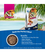 Farmina - N&D Tropical Selection, Lamb and Tropical Fruits Adult Dry Dog Food For Medium & Maxi Breeds 10kg
