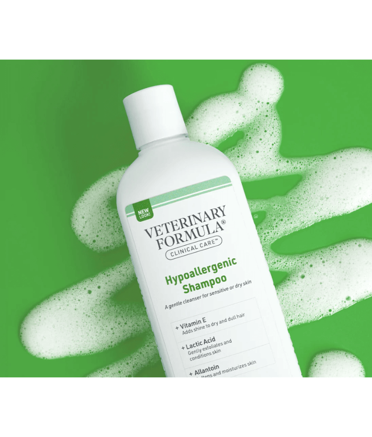 Synergy Labs - Veterinary Formula, Clinical Care Hypoallergenic Shampoo for Dogs and Cats, Fragrance-Free for Allergies - 473ml