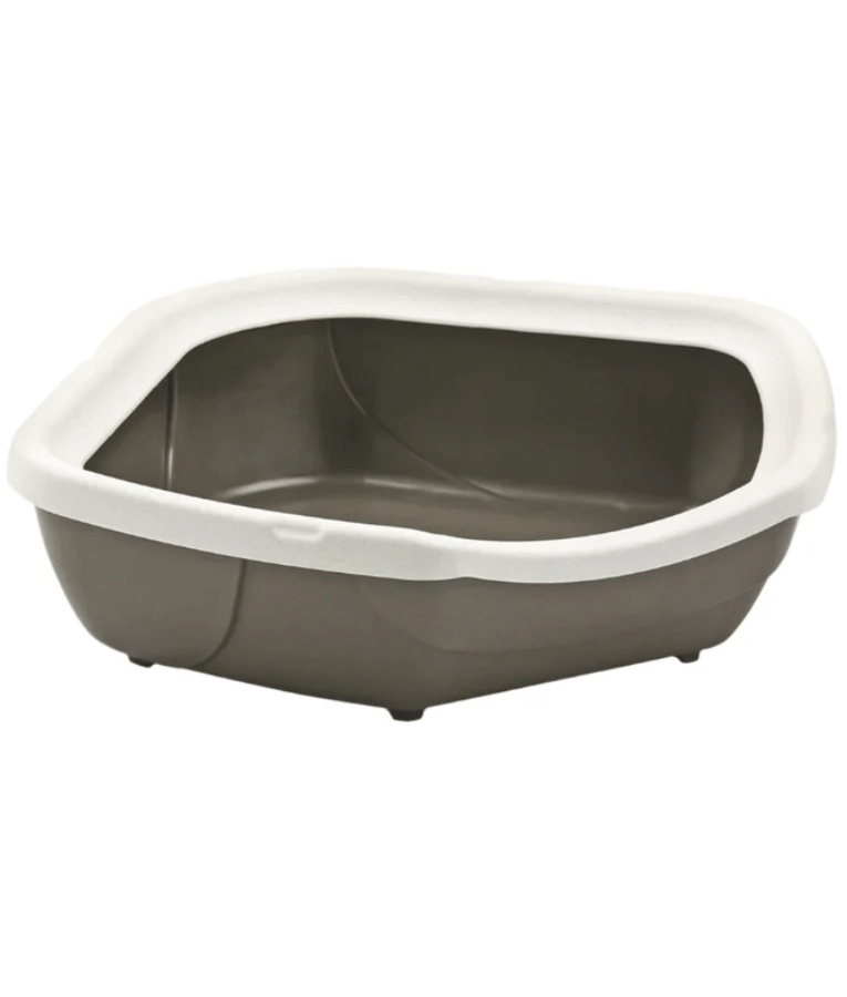 MPS Italia - Open Corner Cat Litter Box 52 x 52 x 15.5 cm