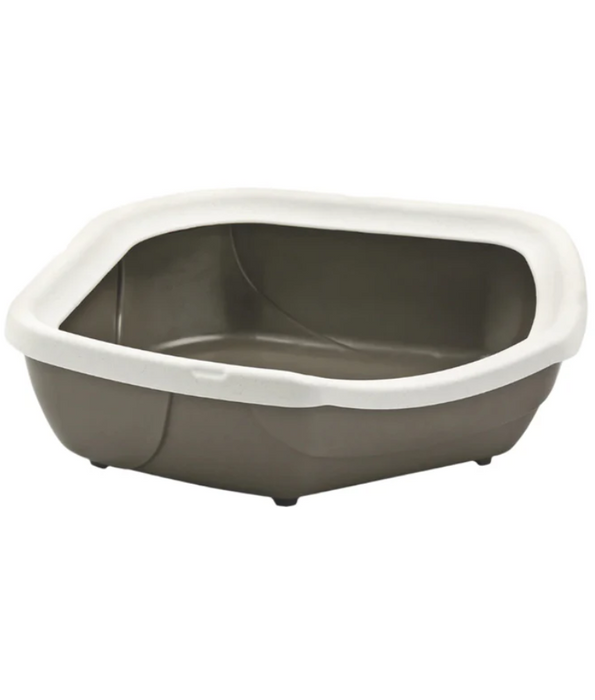 MPS Italia - Open Corner Cat Litter Box 52 x 52 x 15.5 cm