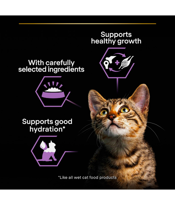 Purina - Pro Plan, Baby Kitten Wet Cat Food, Healthy Start Mousse, Rich in Chicken - 85g
