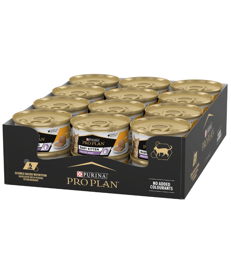 Purina - Pro Plan, Baby Kitten Wet Cat Food, Healthy Start Mousse, Rich in Chicken - 85g
