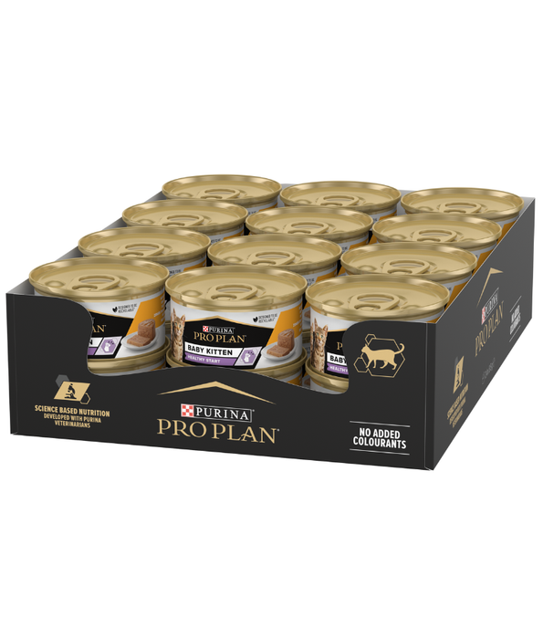 Purina - Pro Plan, Baby Kitten Wet Cat Food, Healthy Start Mousse, Rich in Chicken - 85g