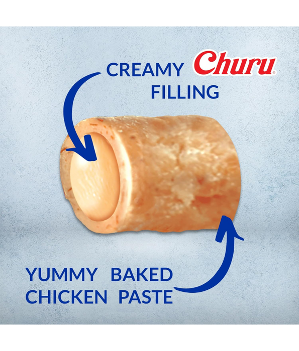 Inaba - Churu Fun Bites Chicken Recipe Wraps Tuna With Scallop Recipe 3 Packs 60g