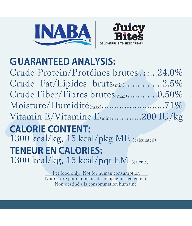 Inaba - Juicy Bites Cat Treats Tuna & Chicken Flavor 34 g (11.3 g × 3)