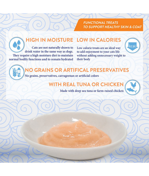 Inaba - Churu Chicken Recipe Skin & Coat 4 Tubes 56g