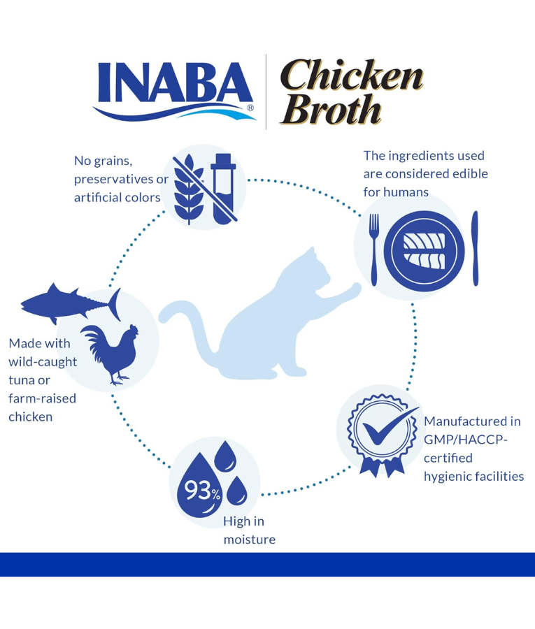 Inaba - Chicken Broth - Chicken & Salmon 50g