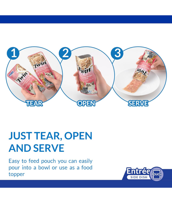 Inaba - Twin Pack - Tuna & Chicken with Scallop Recipe in Scallop Broth 80g
