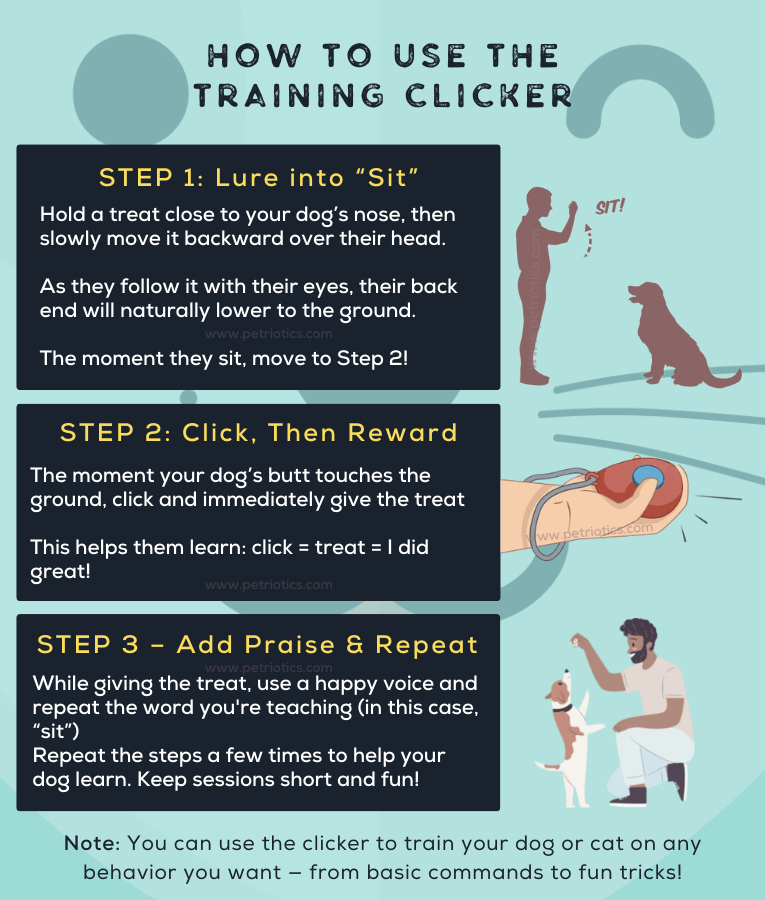 Pawise - Pet Training Clicker – Positive Behavior Reinforcement Tool