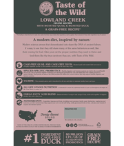 Taste Of The Wild - Lowland Creek Feline Recipe with Roasted Quail & Roasted Duck 2 kg