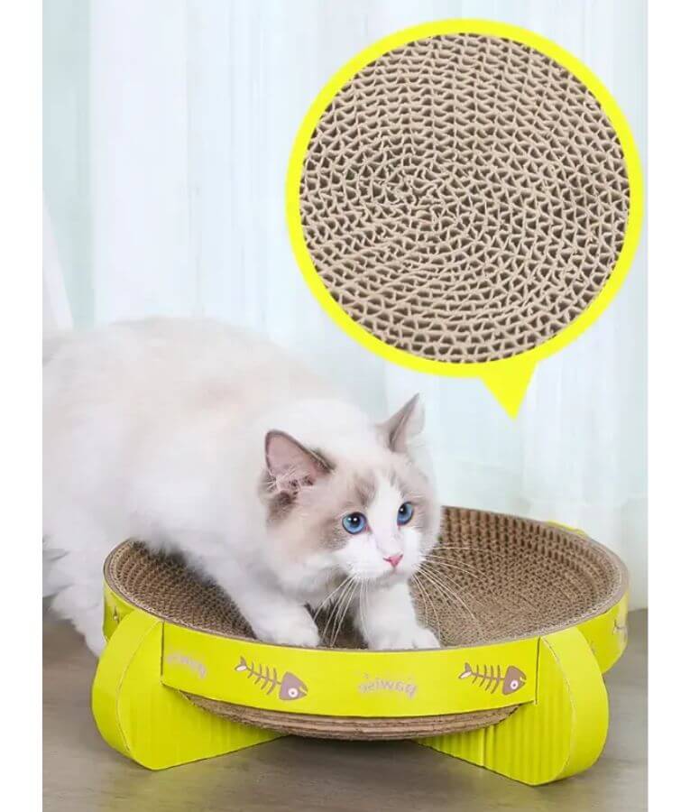 PAWISE REVERSIBLE CAT SCRATCHER L35xW35xH10 cm