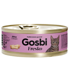 Gosbi - Fresko, Chicken Complementary Kitten Wet Cat Food – 70g
