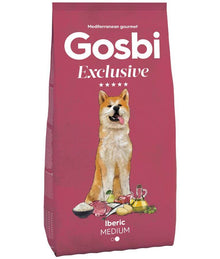 Gosbi - Exclusive, Iberic Pork, Adult Dry Dog Food For Medium Breeds - 3kg, 12kg