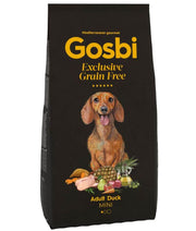 Gosbi - Exclusive Grain Free, Hypoallergenic Duck Adult Dry Dog Food For Small and Mini Breeds 3kg