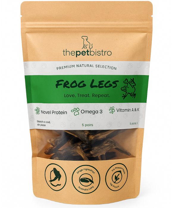 The Pet Bistro – Natural Frog Legs Dog Treats - 5 Pairs