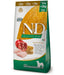 Dog food package with N&D branding on a white background