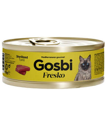 Gosbi - Fresko, Tuna Sterilized Complementary Adult Wet Cat Food – 70g