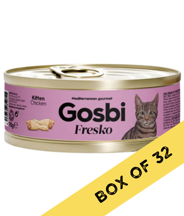 Gosbi - Fresko, Chicken Complementary Kitten Wet Cat Food – 70g