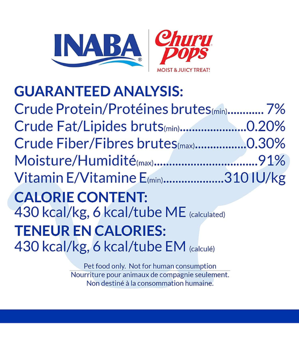 Inaba - Churu Pops Chicken 4 Tubes 60g