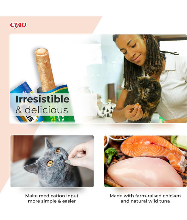 Inaba - Churu Rolls - Tuna 4 Sticks