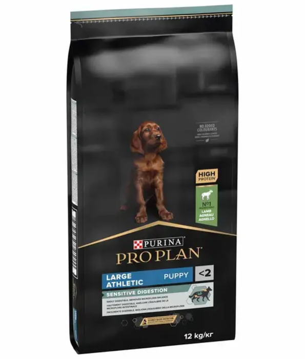 Purina - Pro Plan, Puppy Large Athletic, Sensitive Digestion Dry Dog Food, Lamb - 12kg