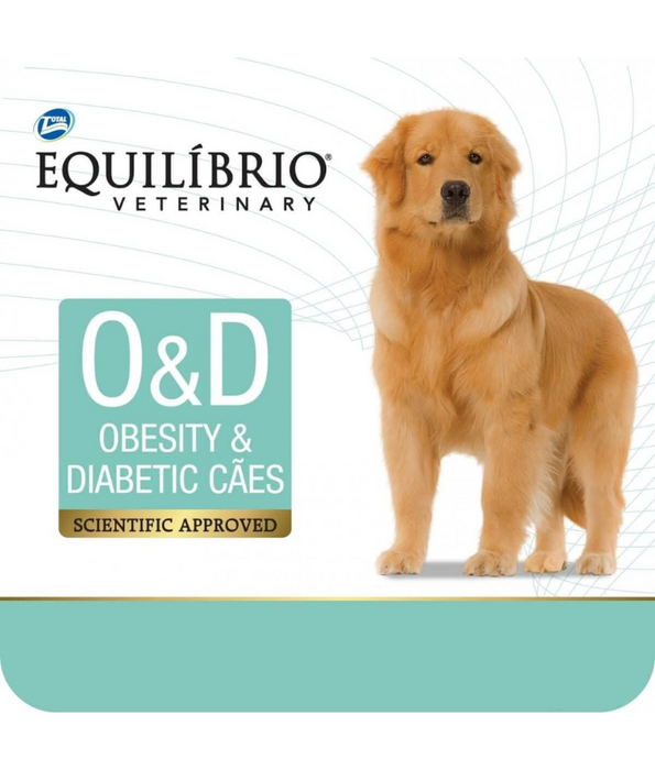 Equilibrio - Veterinary O&D Obesity & Diabetic, Dry Dog Food - 2kg, 7.5kg