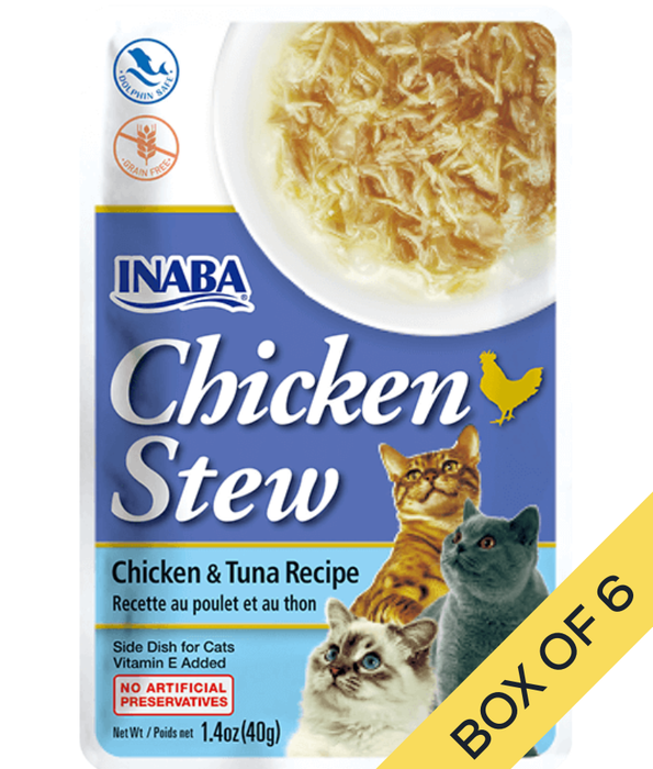 Inaba - Chicken Stew Chicken & Tuna Recipe, Grain-Free - 40g