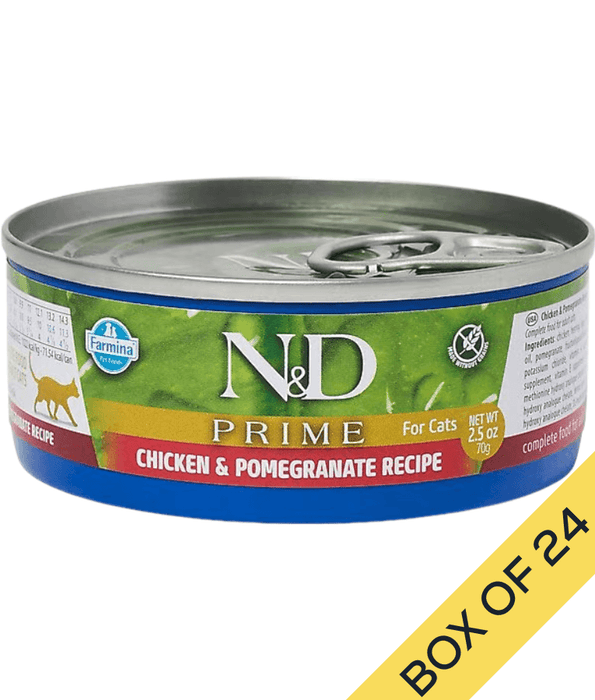 Farmina - N&D Prime, Chicken and Pomegranate Grain Free Adult Wet Cat Food In Broth 70g