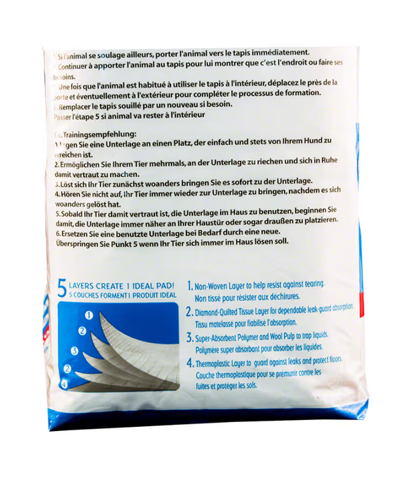 Pawise Quilted Training Pads – Leak-Proof House Training Pads for Puppies & Older Dogs (14-100 pack, Multiple Sizes)