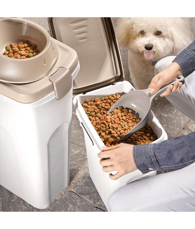 Stefanplast – Airtight Pet Food Container with Rubber Seal – 2.5kg / 10kg / 15kg