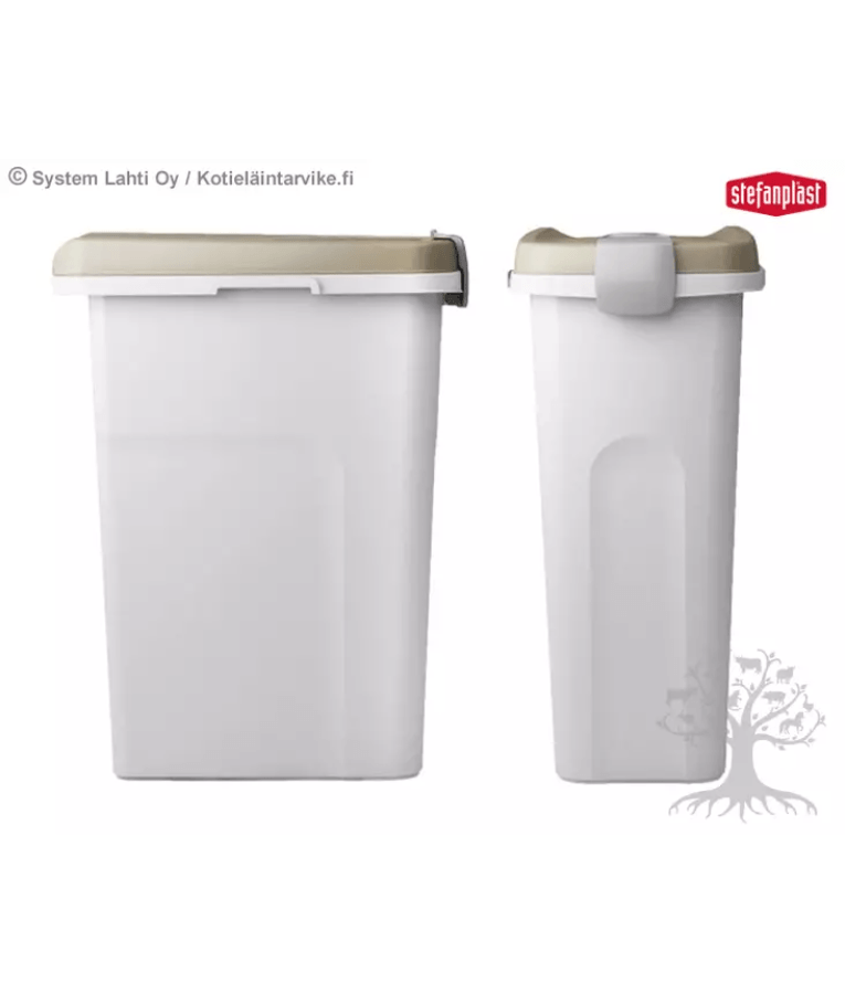 Stefanplast – Airtight Pet Food Container with Rubber Seal – 2.5kg / 10kg / 15kg