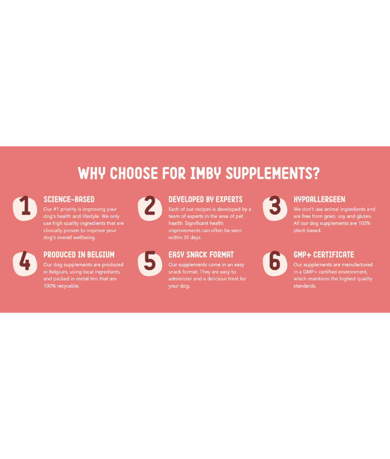 Imby - Skin Health Supplement, Reduces Shedding, Itching & Dry Skin - 90 Soft Chews