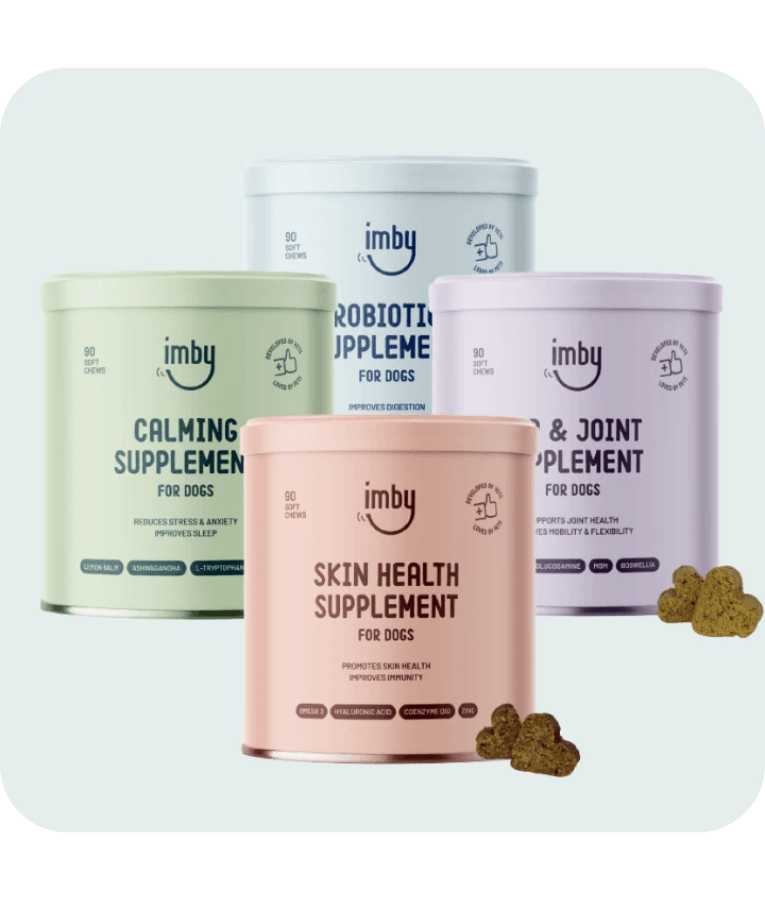 Imby - Skin Health Supplement, Reduces Shedding, Itching & Dry Skin - 90 Soft Chews