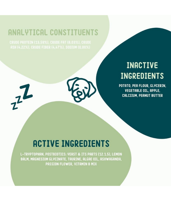 Imby – Calming Supplement, Reduces Stress & Anxiety, Improves Sleep – 90 Soft Chews