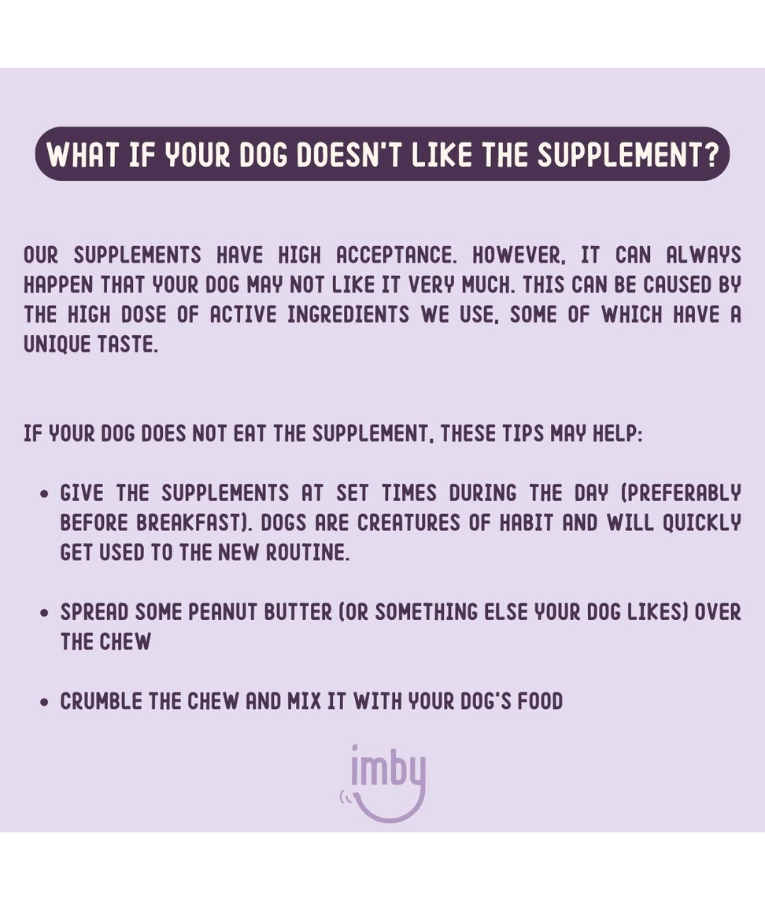 Imby - Hip & Joint Supplement, Glucosamine, Collagen, Supports Mobility & Joint Health - 90 Soft Chews