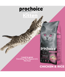 Prochoice - Pro 37 Chicken & Rice Hypoallergenic For Kittens 2kg
