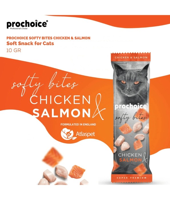 Prochoice - Softy Bites Chicken & Salmon 10g