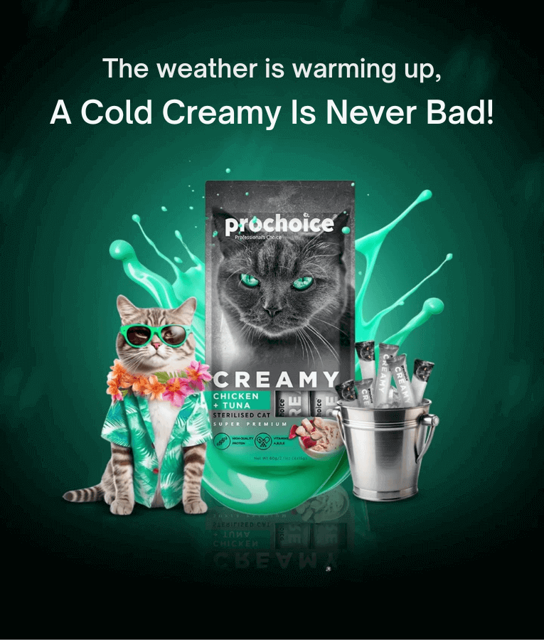 Prochoice - Creamy Urinary Support Lickable Treats, Tuna + Cranberry + Cat Grass - 4 Tubes x15g