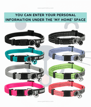 Trixie - Cat collar My Home - Nylon Cat Collar with Adres Bracket